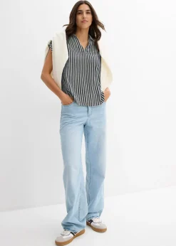 Blouse manches courtes en viscose fluide