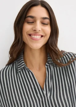 Blouse manches courtes en viscose fluide