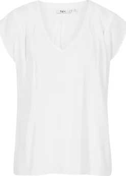 Blouse manches courtes en viscose fluide