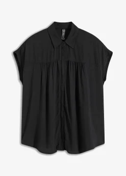 Blouse manches courtes oversized