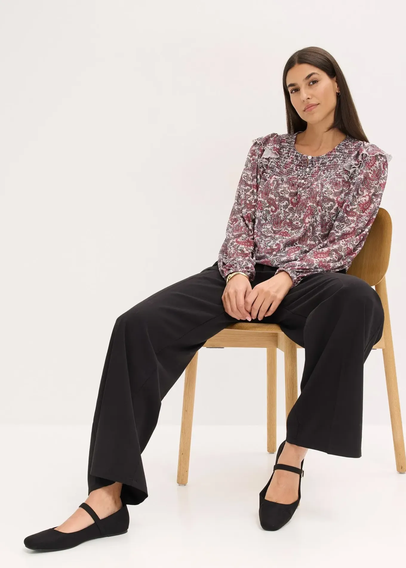 Blouse manches longues