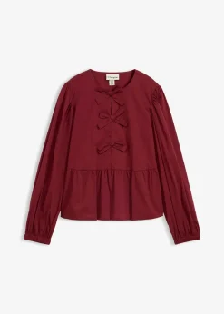 Blouse ornée de nœuds