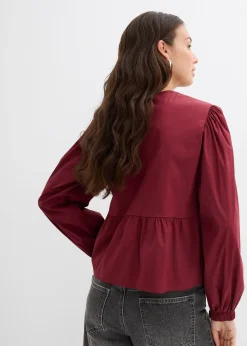 Blouse ornée de nœuds