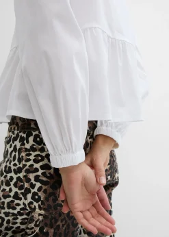 Blouse ornée de nœuds