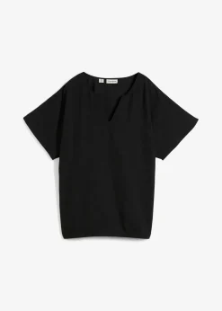 Blouse oversize à base élastiquée