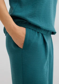 Blouse oversize à base élastiquée