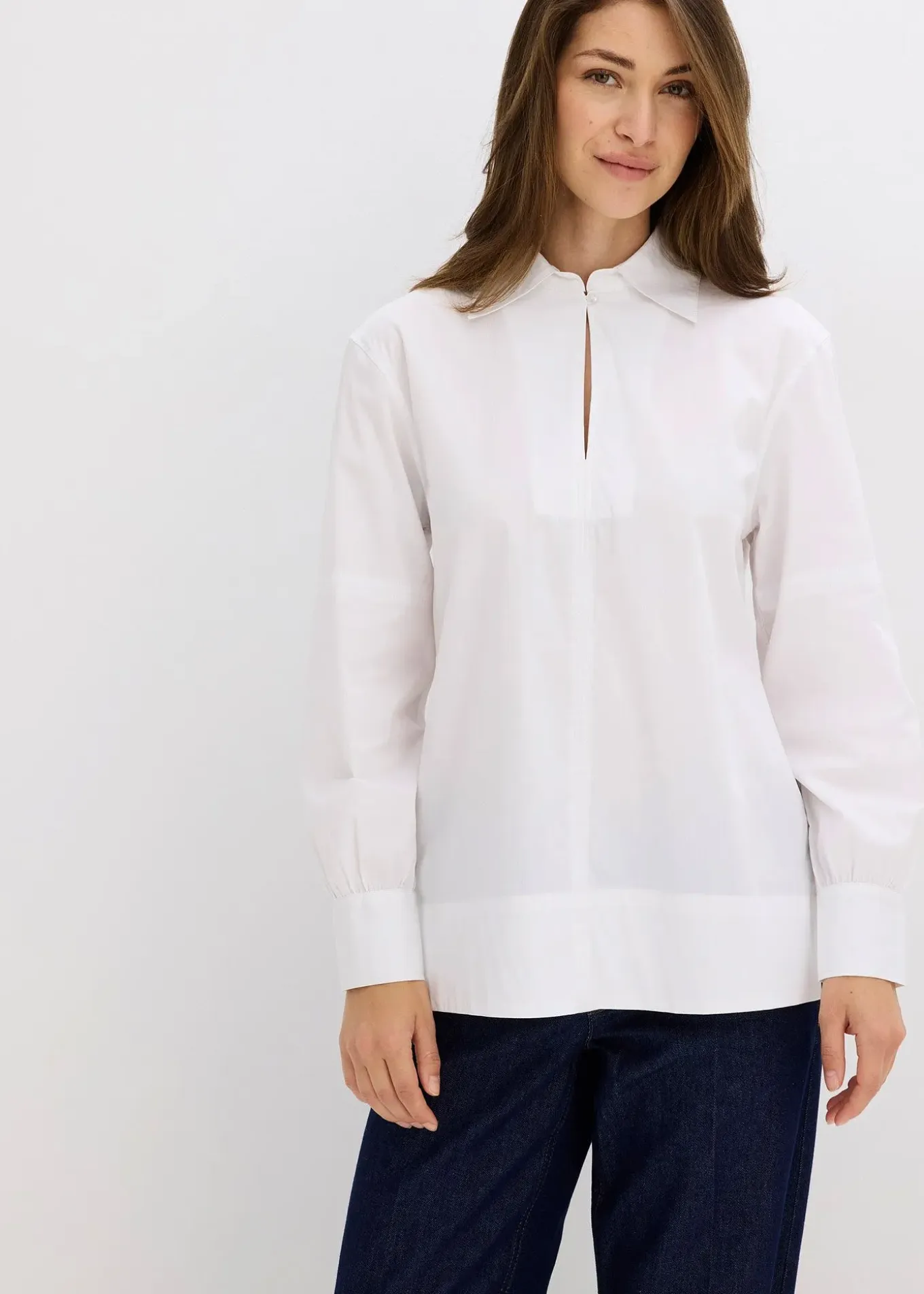 Blouse oversize à manches volumineuses