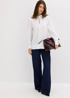 Blouse oversize à manches volumineuses