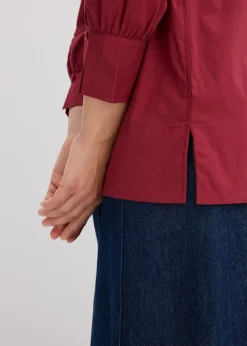 Blouse oversize à manches volumineuses