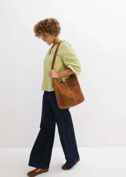 Blouse oversize en gaze de coton