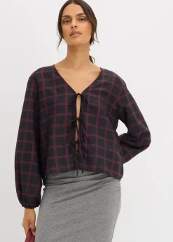 Blouse oversize en viscose douce