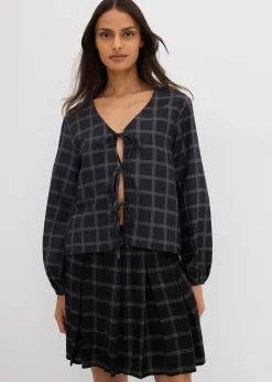 Blouse oversize en viscose douce