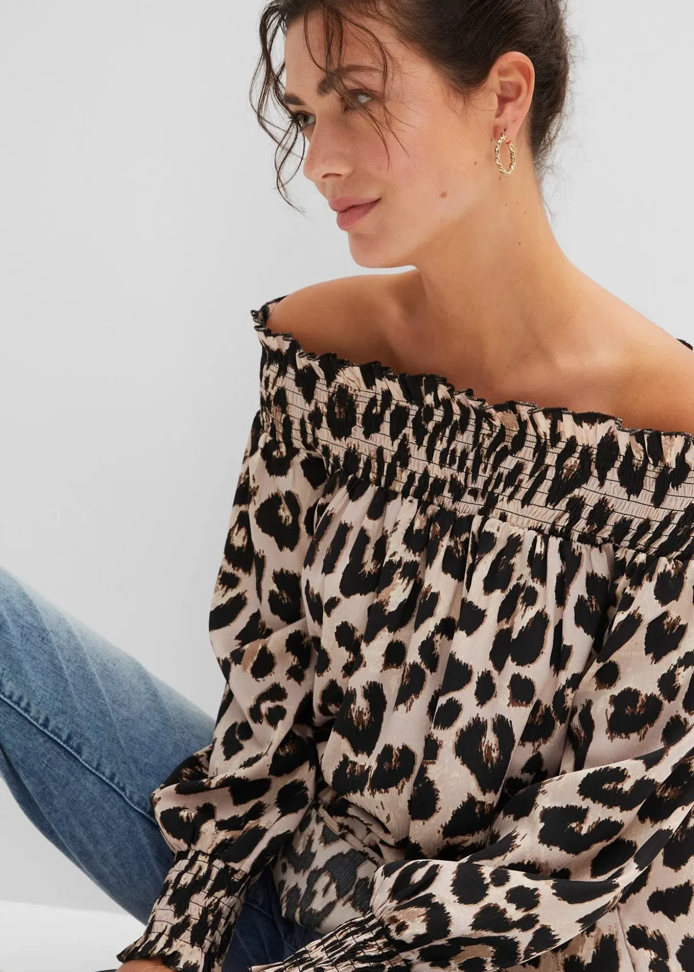 Blouse plus longue derrière