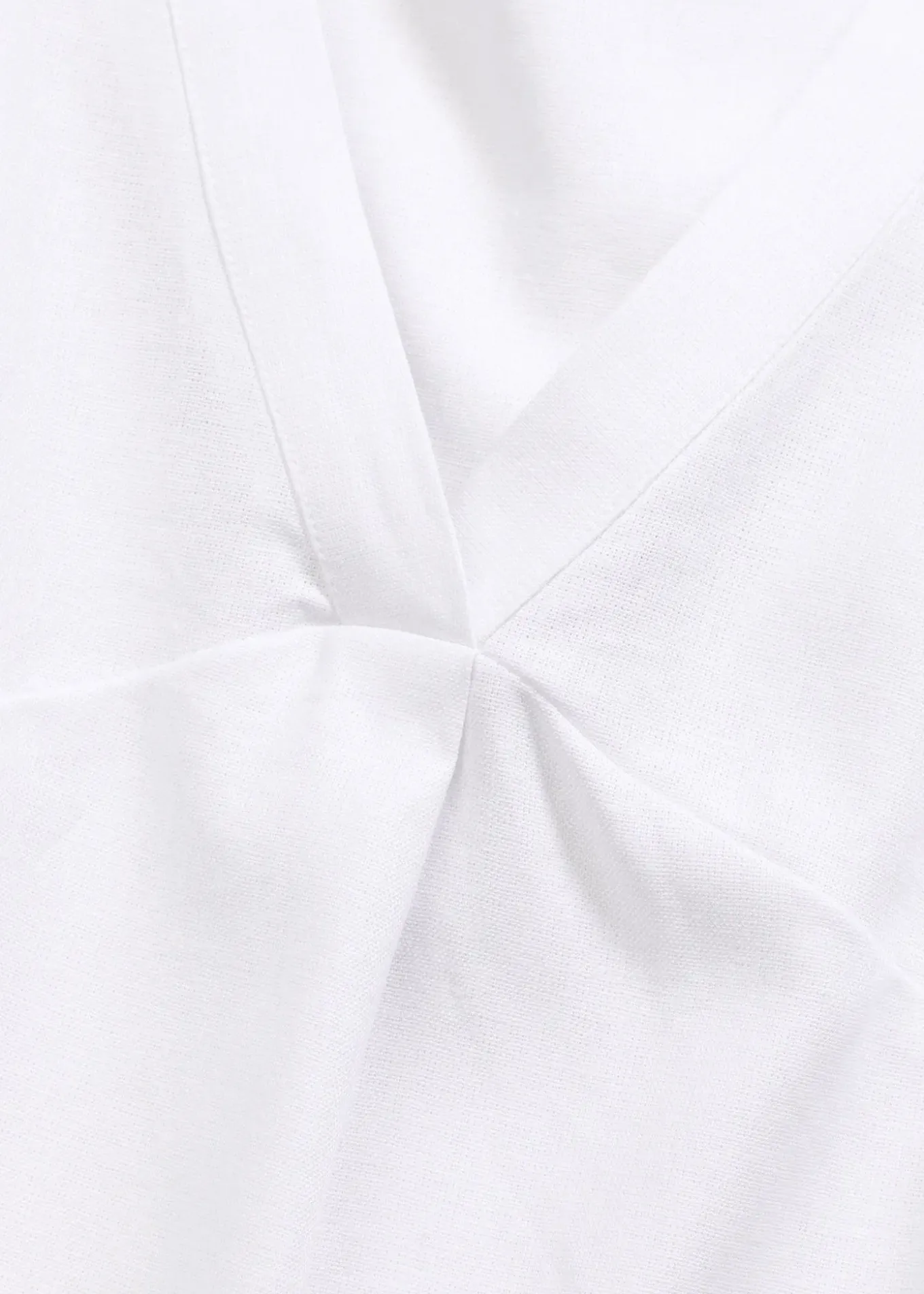 Blouse sans manches en lin mélangé