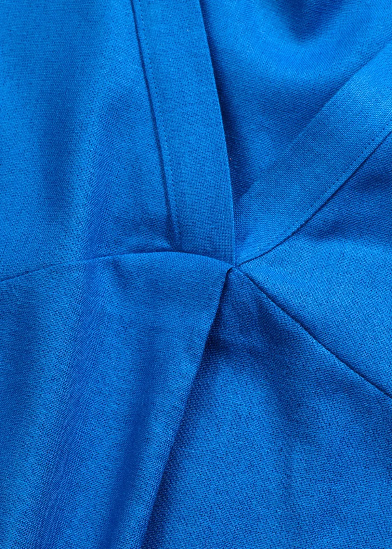 Blouse sans manches en lin mélangé