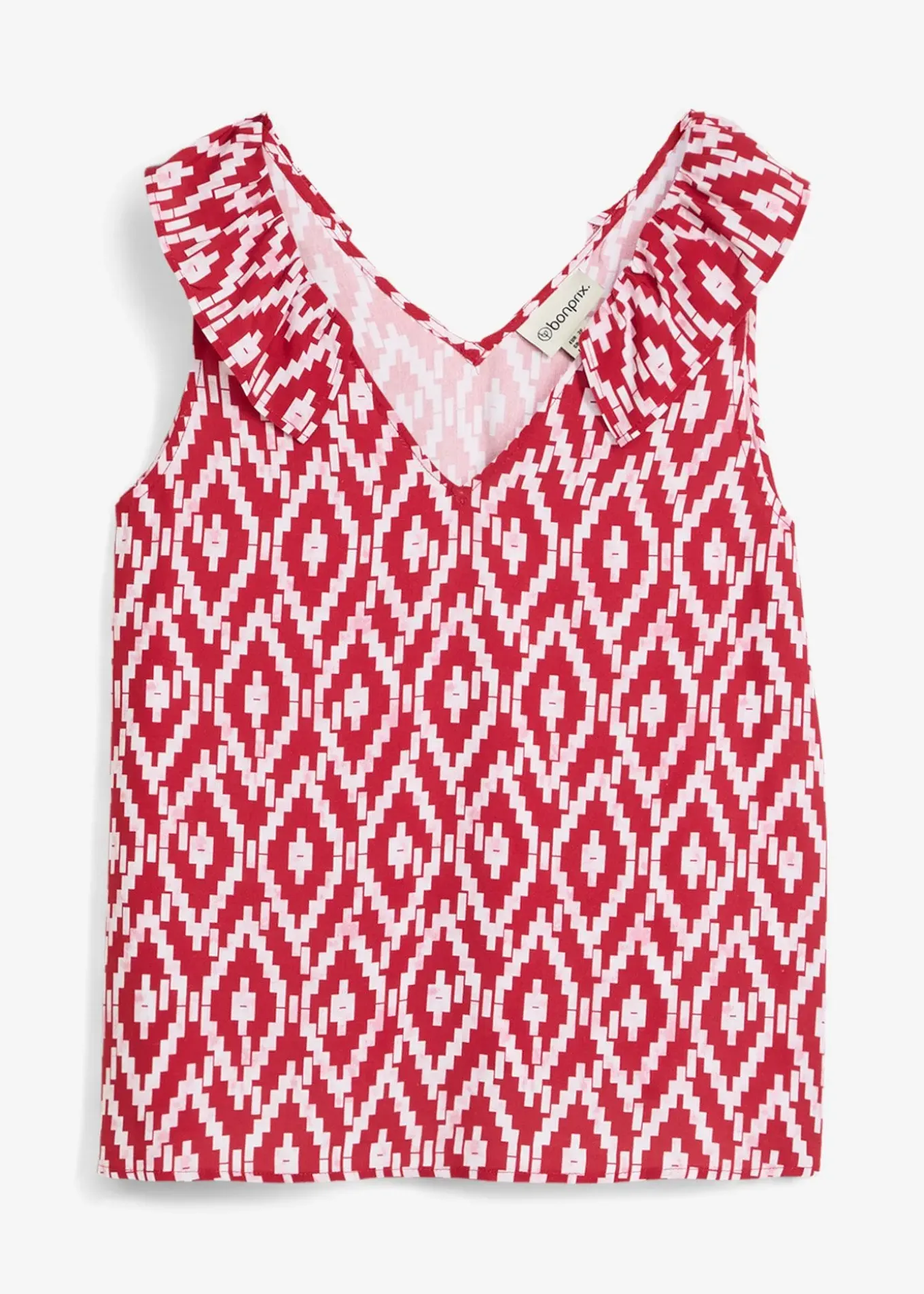 Blouse sans manches en viscose fluide