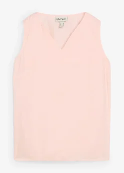 Blouse sans manches en viscose douce