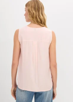 Blouse sans manches en viscose douce