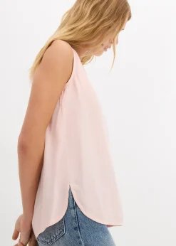 Blouse sans manches en viscose douce