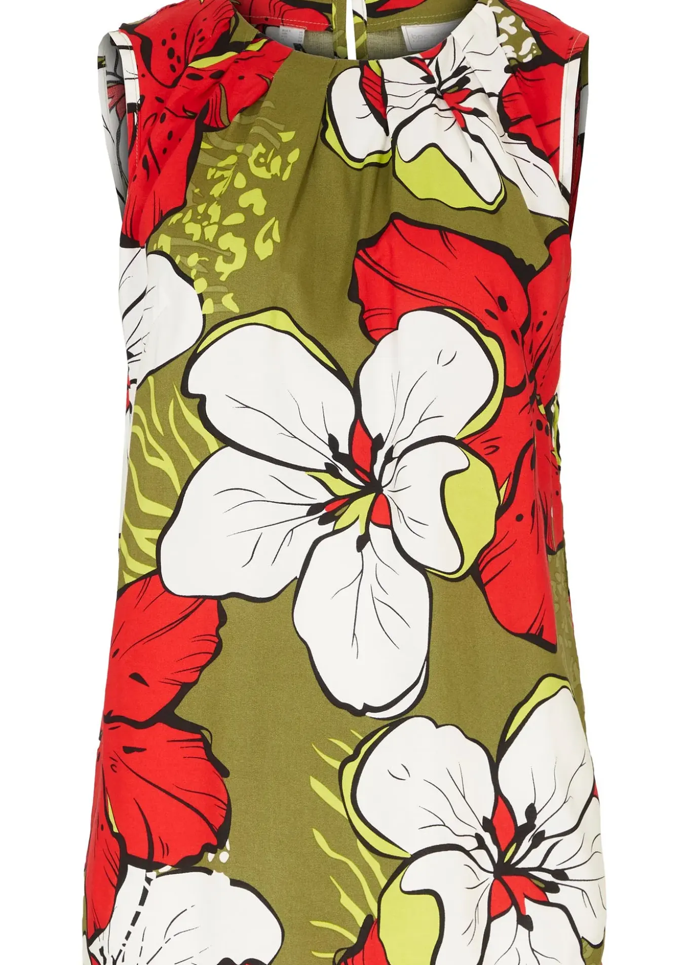 Blouse sans manches en viscose