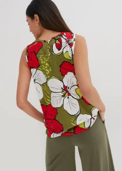 Blouse sans manches en viscose