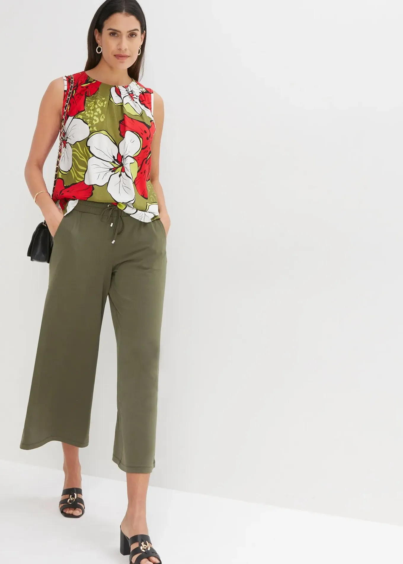 Blouse sans manches en viscose