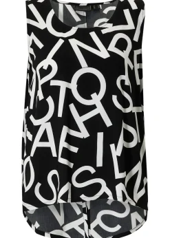 Blouse sans manches en viscose fluide