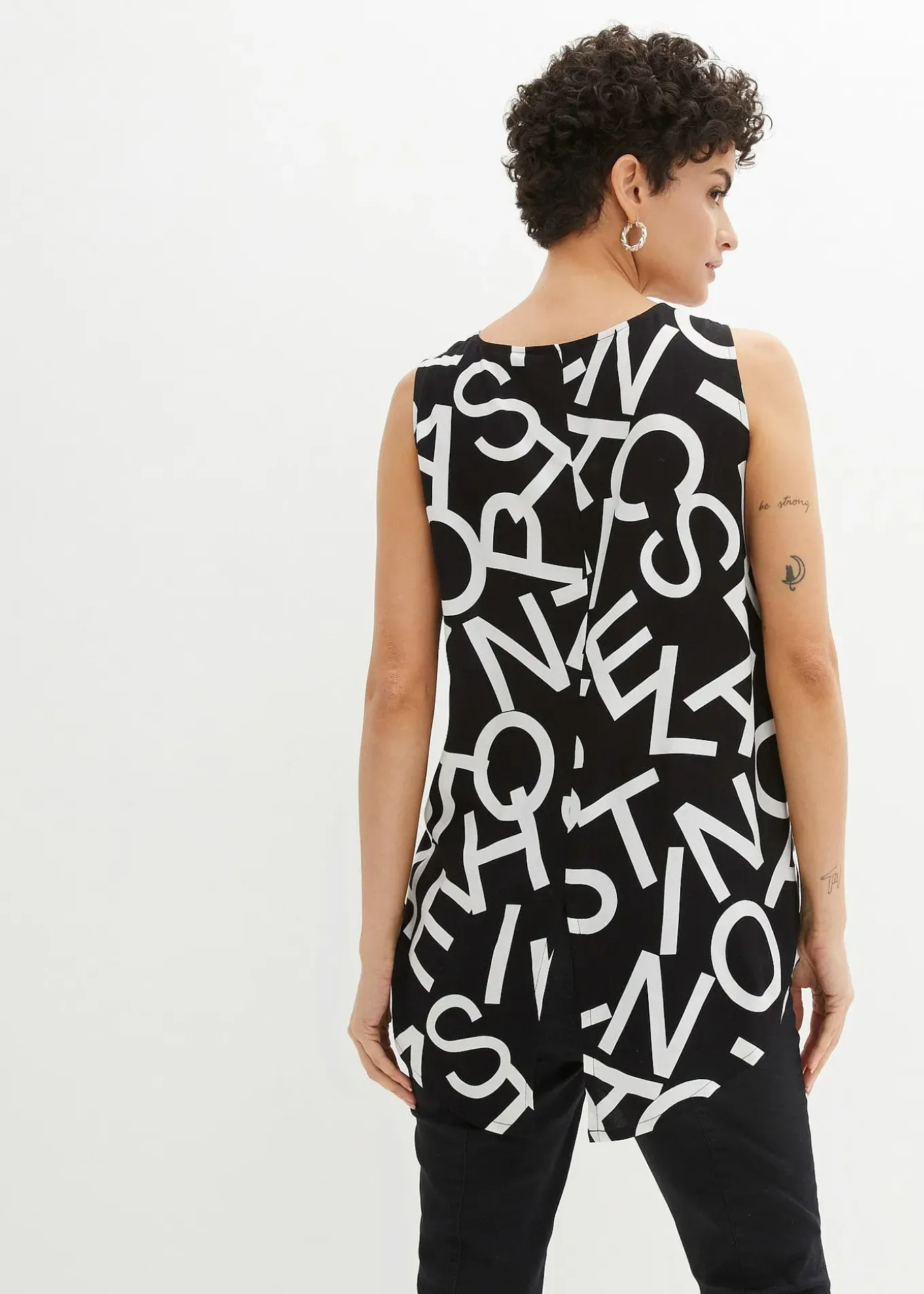 Blouse sans manches en viscose fluide