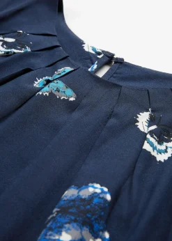 Blouse sans manches en viscose fluide