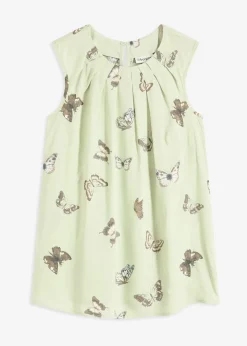 Blouse sans manches en viscose fluide