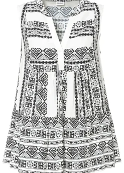 Blouse sans manches en viscose douce