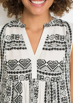 Blouse sans manches en viscose douce