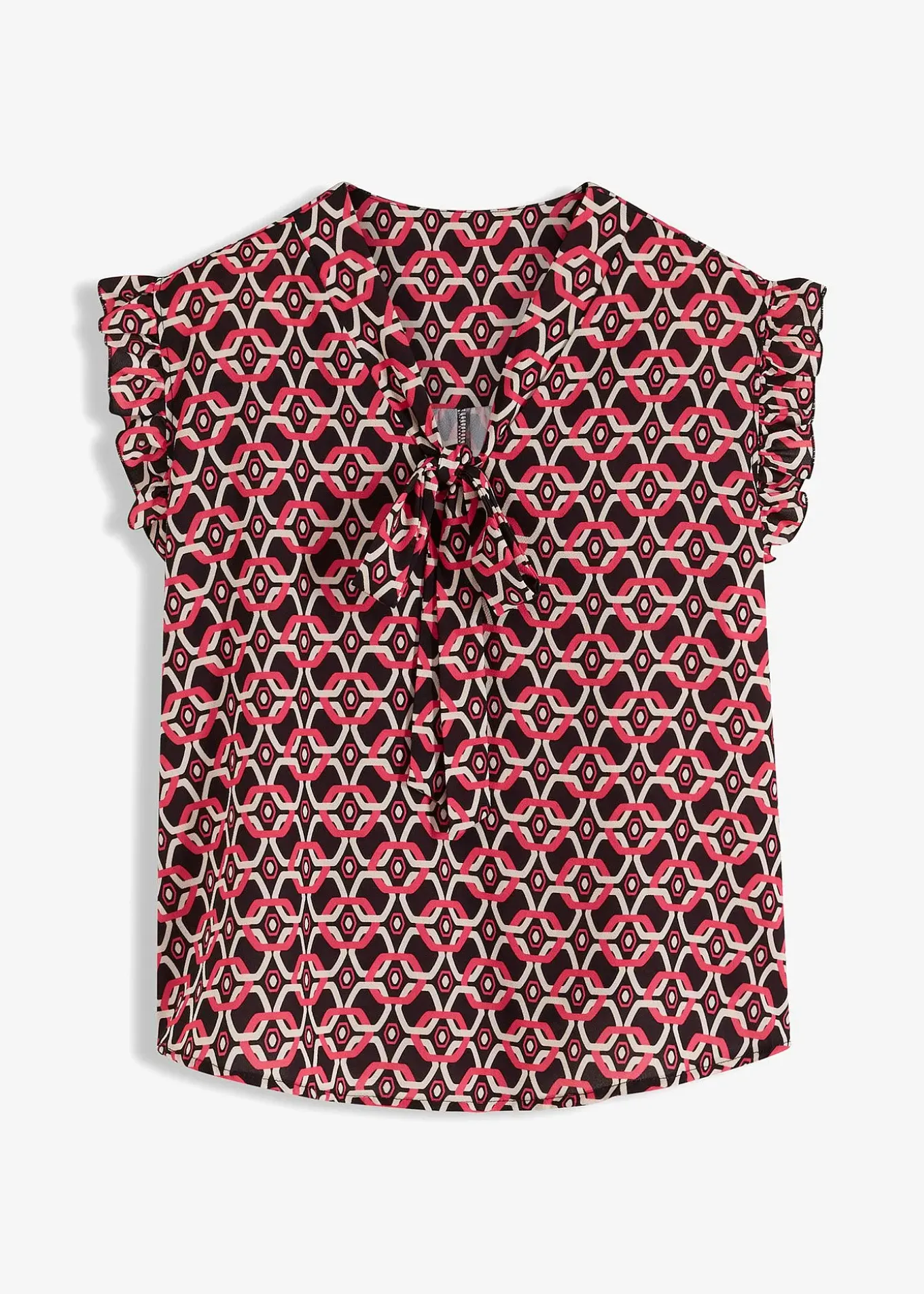 Blouse sans manches imprimée