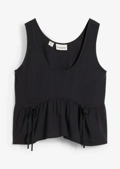 Blouse sans manches légère en lin mélangé