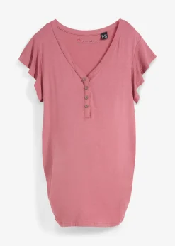 Blouse T-shirt de grossesse avec fonction allaitement avec viscose