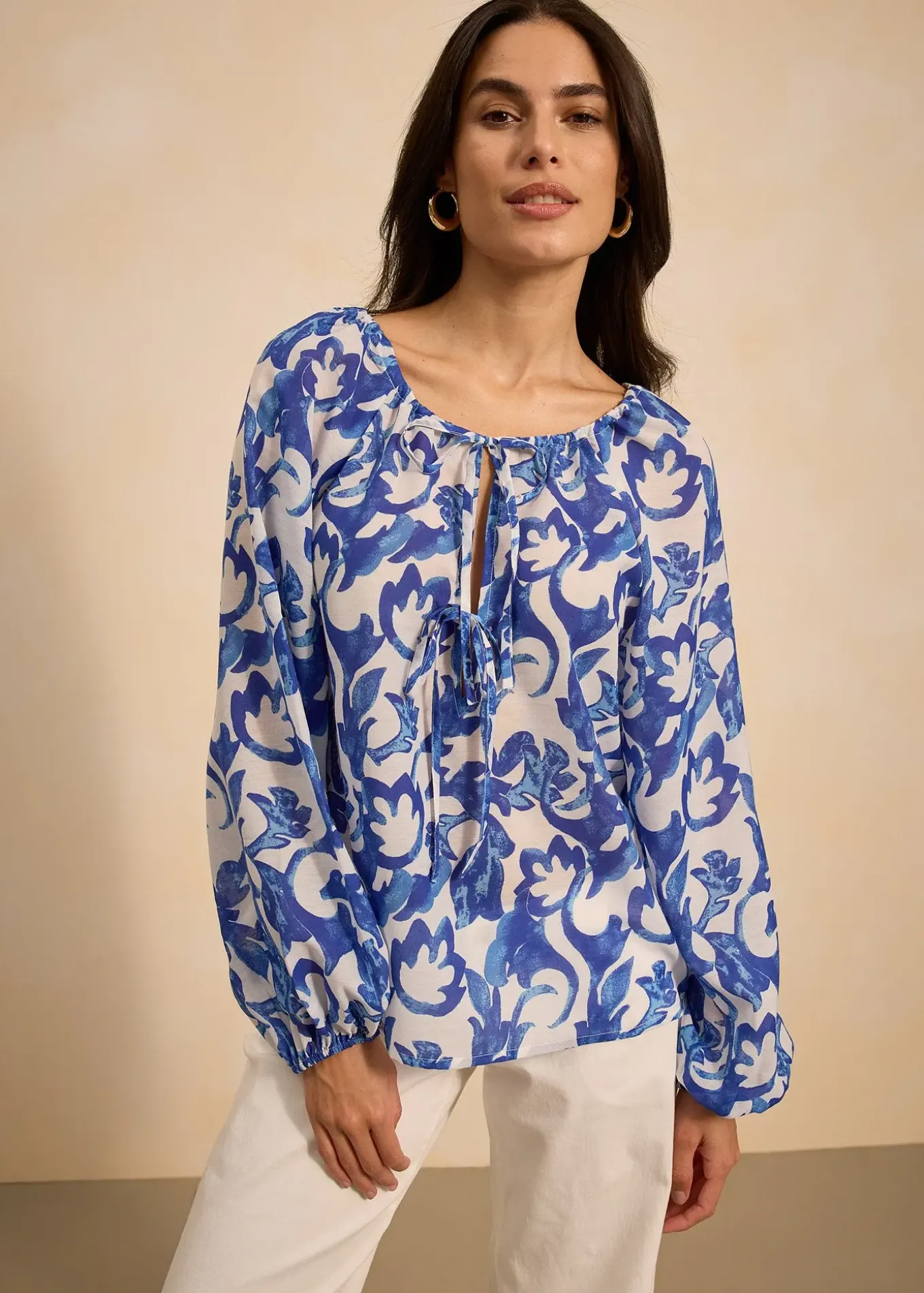 Blouse-tunique imprimée