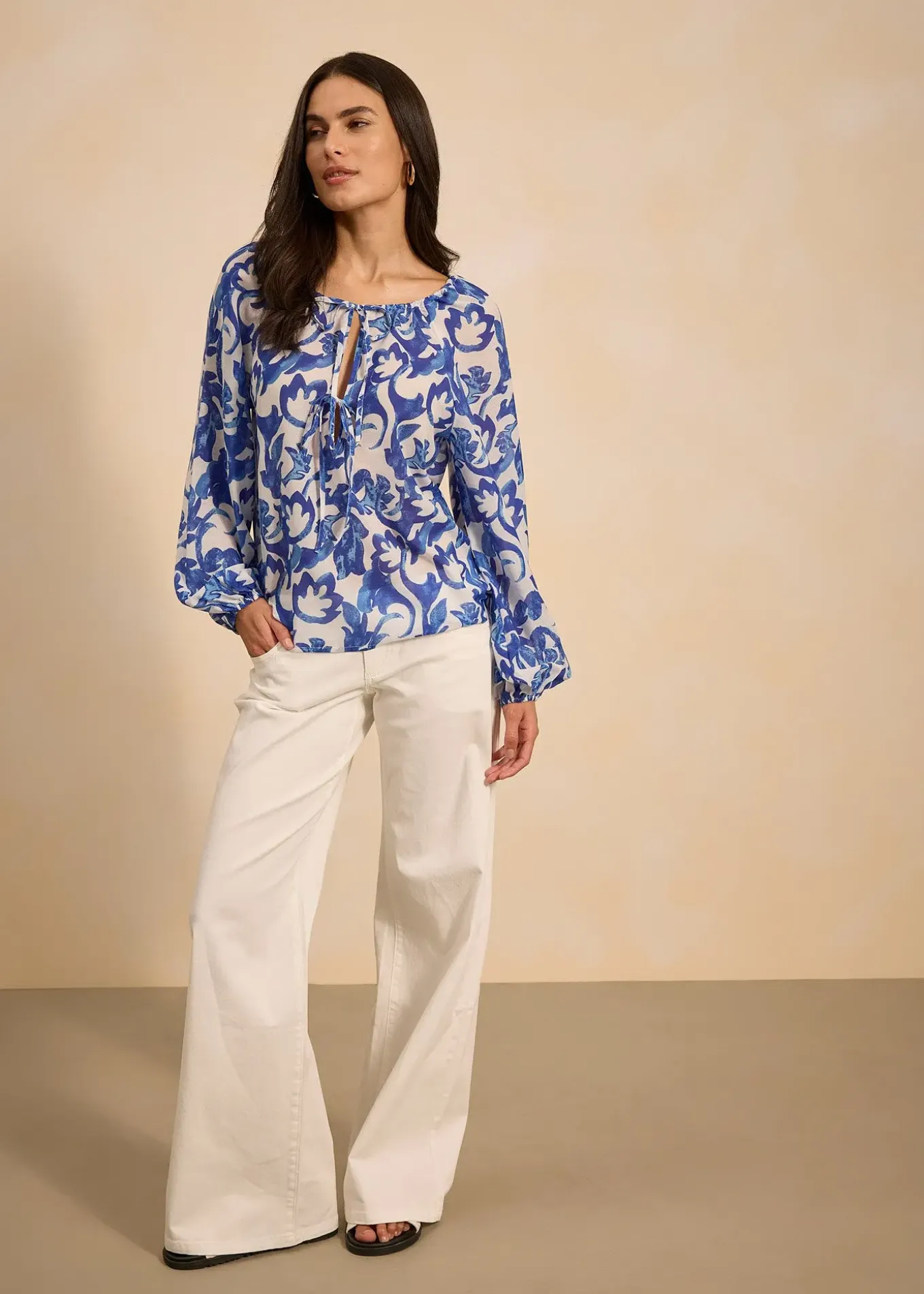 Blouse-tunique imprimée