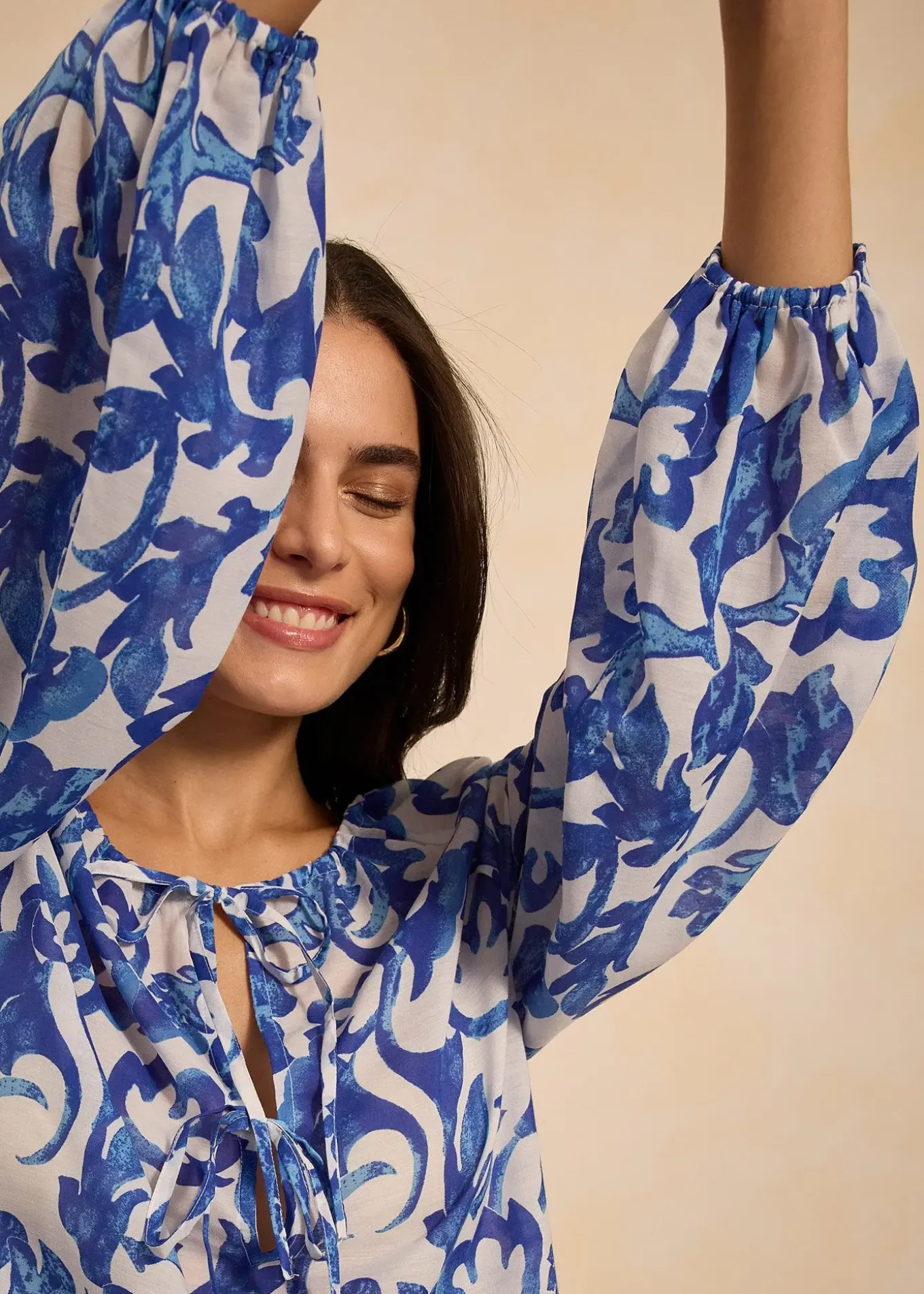 Blouse-tunique imprimée