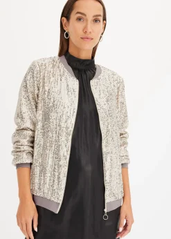 Blouson à sequins