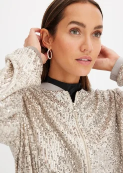 Blouson à sequins