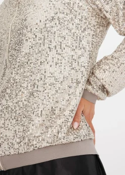 Blouson à sequins