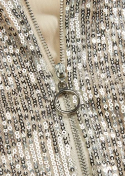 Blouson à sequins