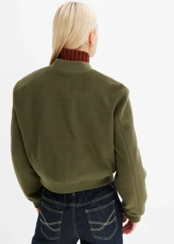 Blouson aspect laine