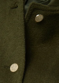 Blouson aspect laine