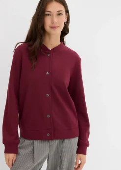 Blouson boutonné en molleton