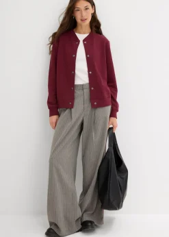 Blouson boutonné en molleton