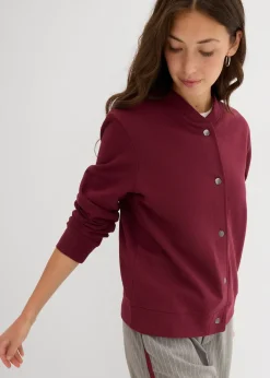 Blouson boutonné en molleton