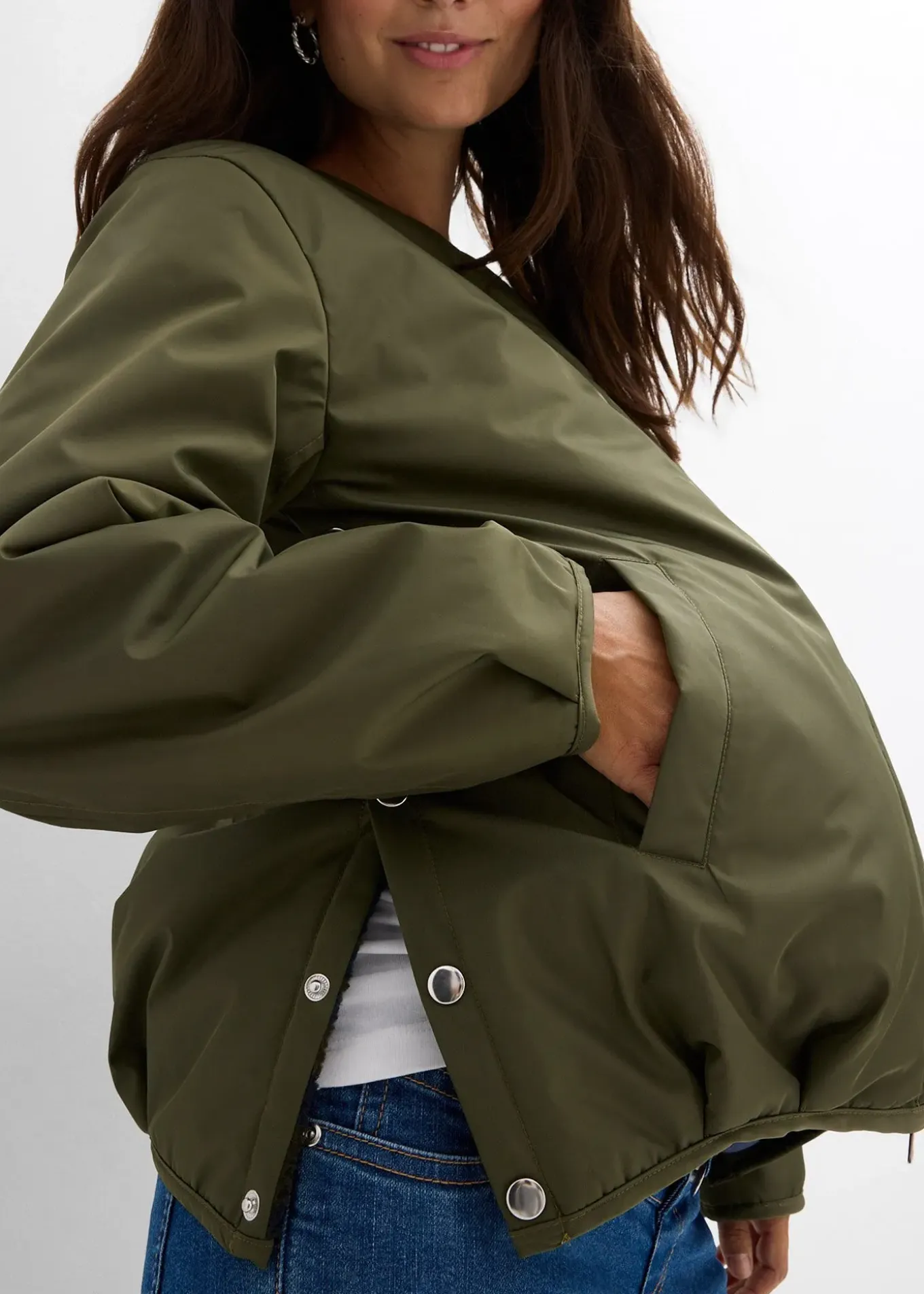 Blouson de grossesse et de portage réversible 4-en-1