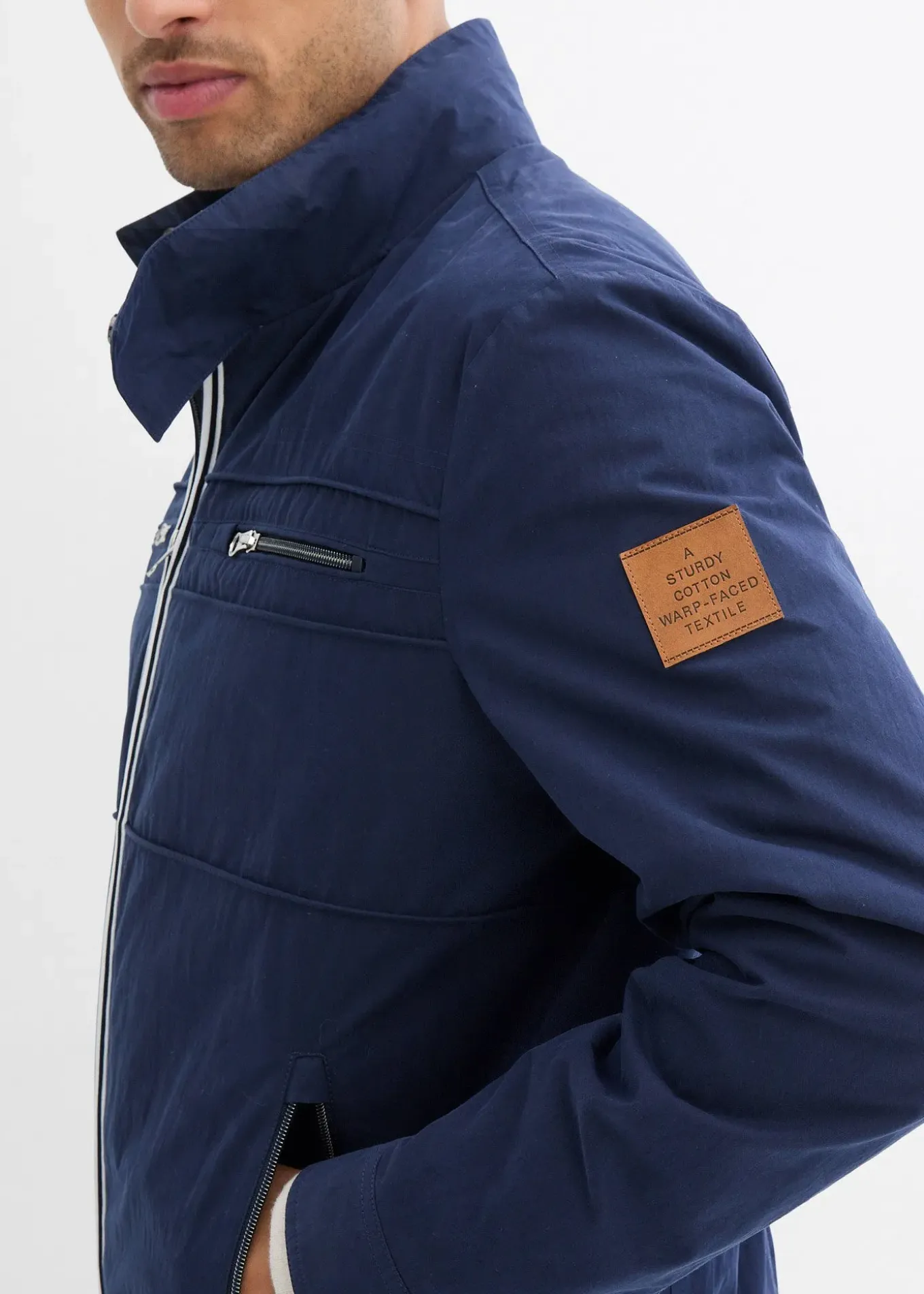 Blouson de mi-saison à col montant