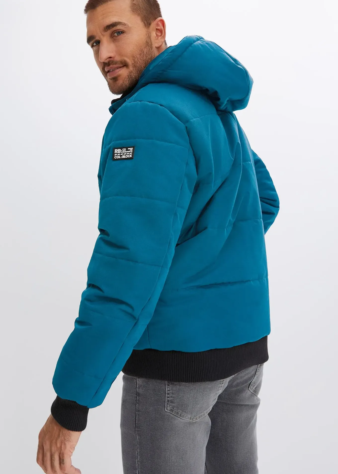 Blouson d’hiver matelassé à capuche